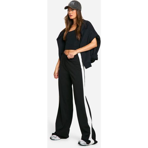 Tall" - Pantalon Large À Rayures Contrastantes - 40 - boohoo - Modalova