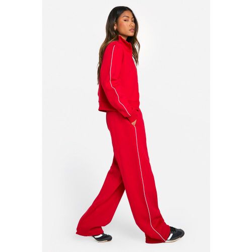 Survêtement À Surpiqûres Avec Sweat Et Jogging - L - boohoo - Modalova