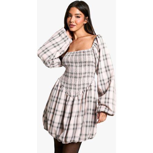 Robe Mi-Longue Fleurie En Mesh - 38 - boohoo - Modalova