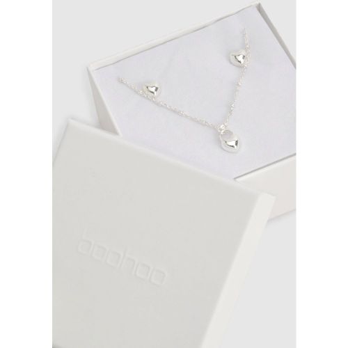 Coffret Cadeau é Avec Boucles D'Oreilles Et Collier - One Size - boohoo - Modalova