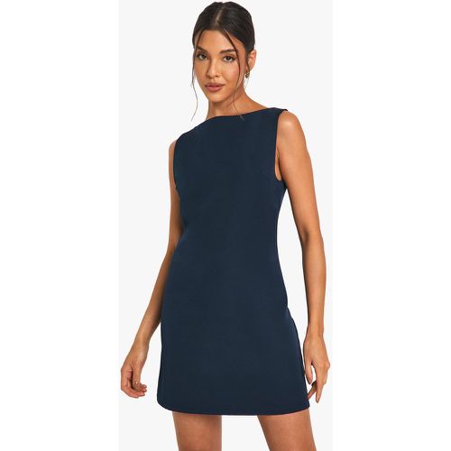 Robe Courte Évasée À Col Ouvert - 36 - boohoo - Modalova