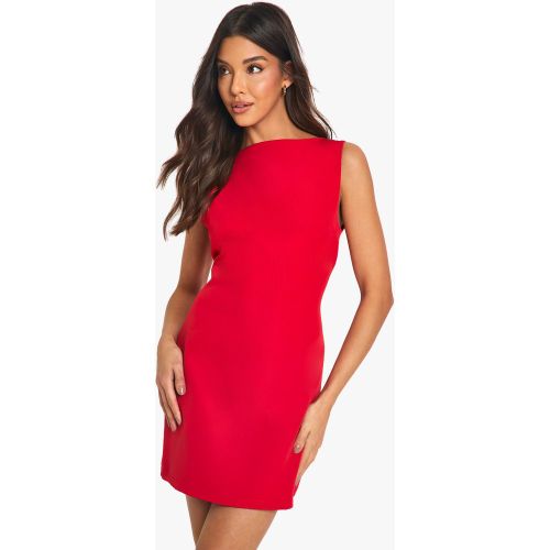 Robe Courte Évasée À Col Ouvert - 34 - boohoo - Modalova