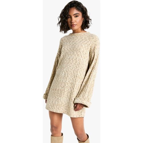 Tall" - Robe Courte En Maille Chenille - 36 - boohoo - Modalova