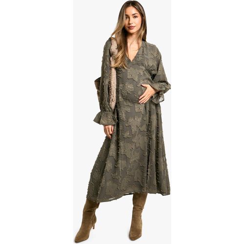 Maternité - Robe De Grossesse À Manches Longues - 42 - boohoo - Modalova