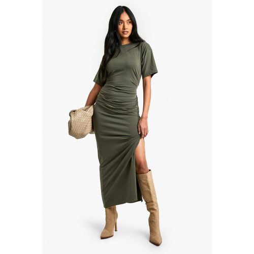 Robe Mi-Longue Froncée - 36 - boohoo - Modalova