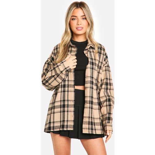 Chemise Oversize À Carreaux - 34 - boohoo - Modalova