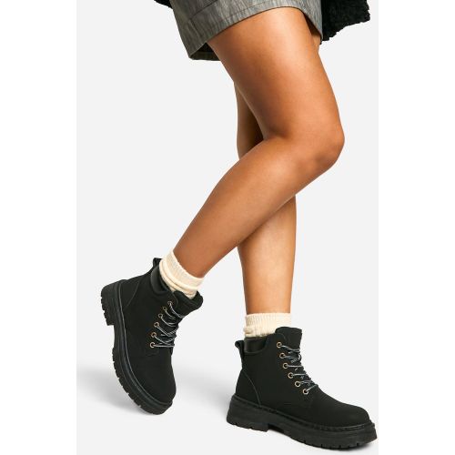 Bottines Matelassées À Plateforme - 36 - boohoo - Modalova