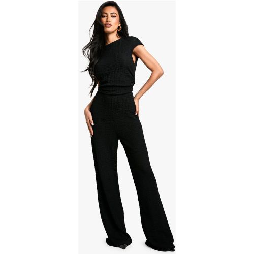 Combinaison Large Texturée À Manches Capées - 36 - boohoo - Modalova