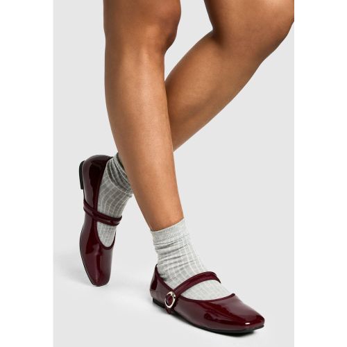 Ballerines Vernies Mary Jane - 36 - boohoo - Modalova