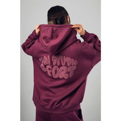 Sweat À Capuche Oversize À Slogan - S - boohoo - Modalova