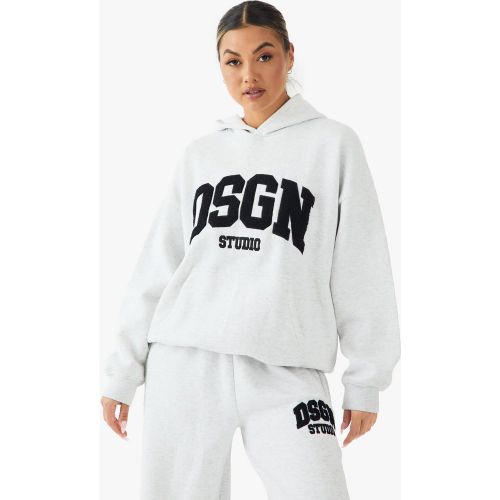 Sweat À Capuche Oversize À Slogan Dsgn Studio - S - boohoo - Modalova