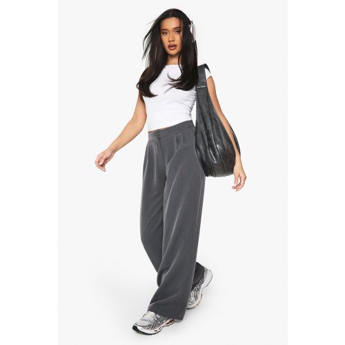 Pantalon Large Tissé - 34 - boohoo - Modalova