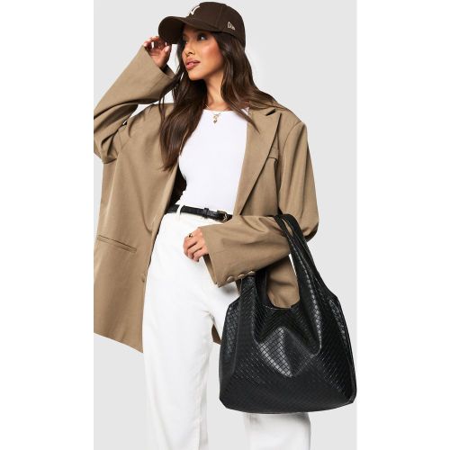 Tote Bag Ample Tissé - One Size - boohoo - Modalova