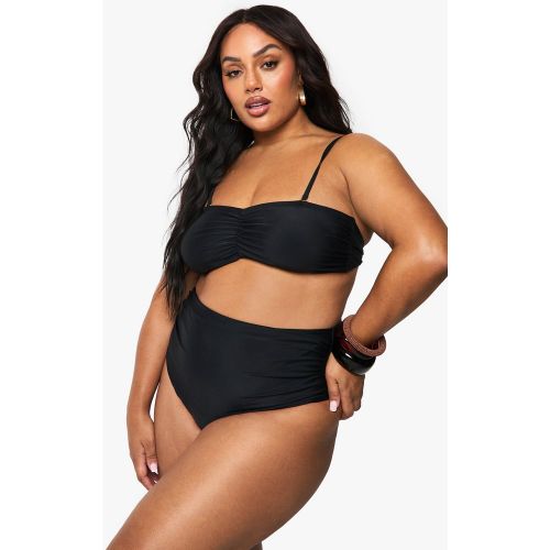 Plus" Tummy Control Bikini Bottoms - 44 - boohoo - Modalova