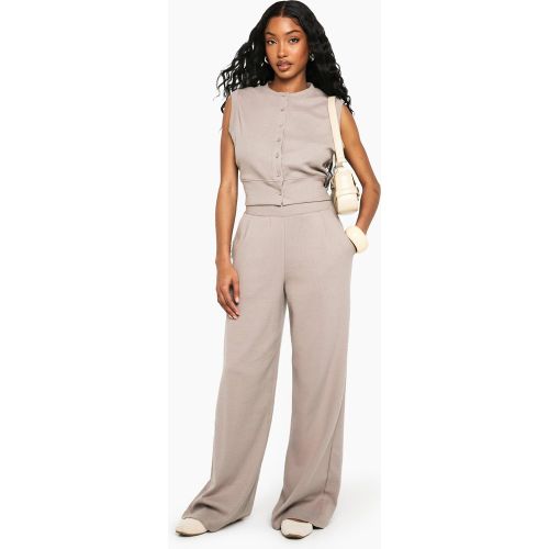 Pantalon Large Côtelé - 34 - boohoo - Modalova