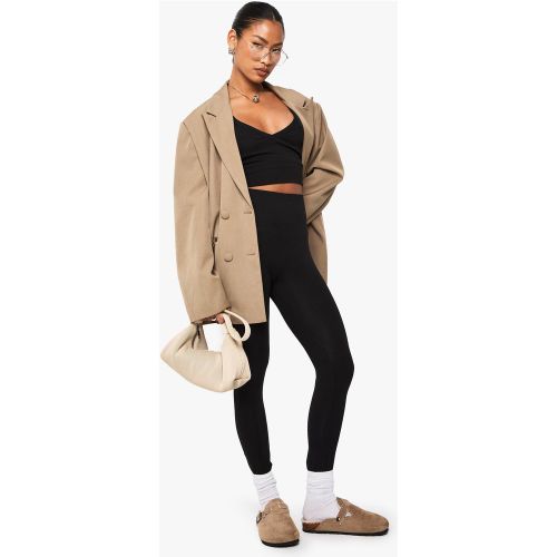 Legging Basique Taille Haute - 34 - boohoo - Modalova