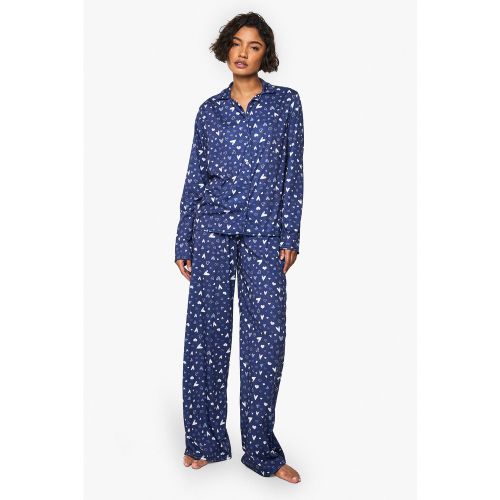 Tall" - Ensemble De Pyjama À Imprimé Cœur - 36 - boohoo - Modalova