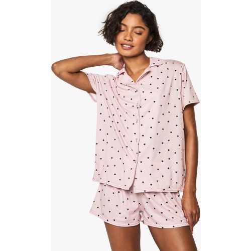 Tall" - Ensemble De Pyjama À Imprimé Cœur - 34 - boohoo - Modalova