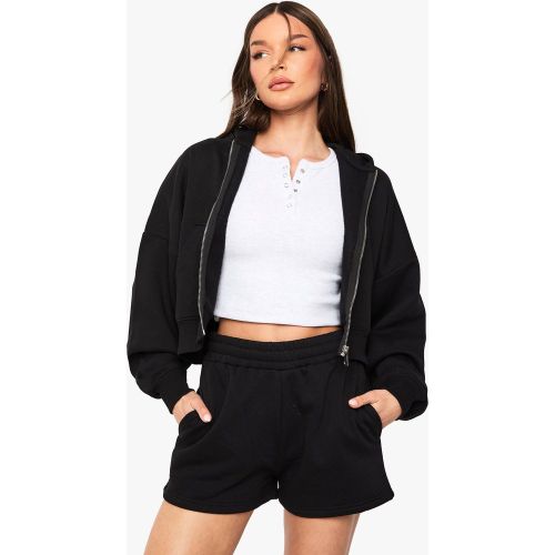 Sweat À Capuche Oversize À Manches Bouffantes - L - boohoo - Modalova