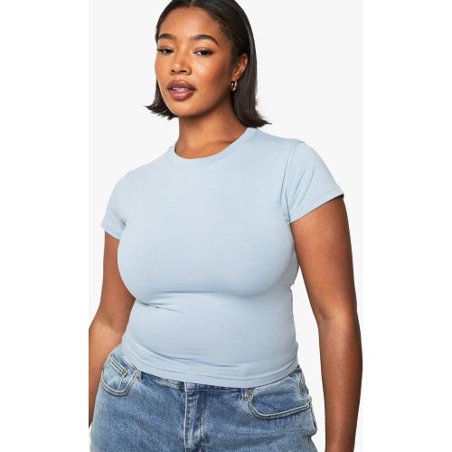Grande Taille - Top Moulant Basique - 44 - boohoo - Modalova