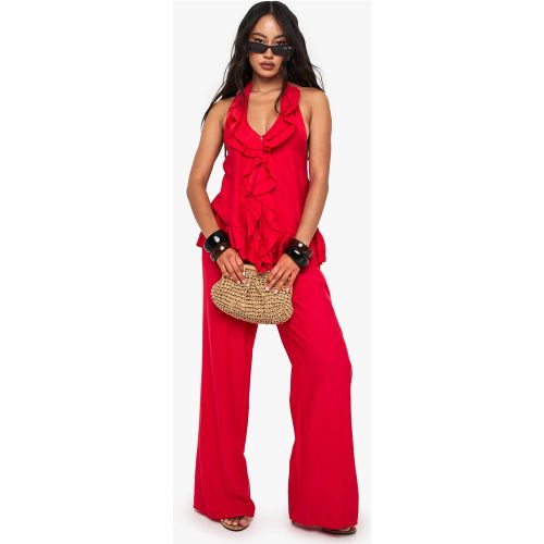 Pantalon Large Côtelé - 34 - boohoo - Modalova