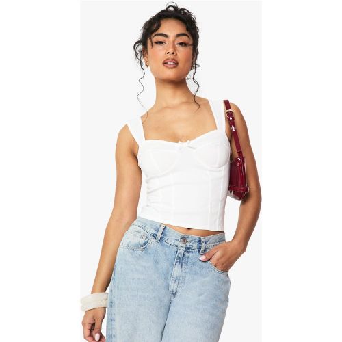 Corset À Détails Contrastants - 34 - boohoo - Modalova