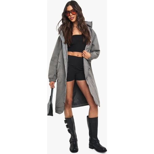 Imperméable Oversize À Capuche - 36 - boohoo - Modalova