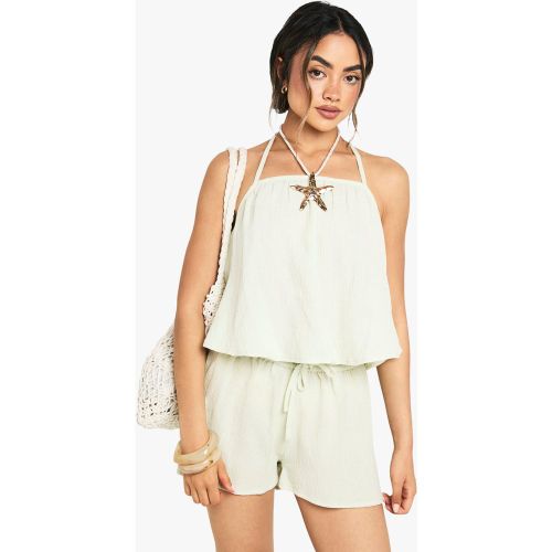 Short Large En Coton - 34 - boohoo - Modalova