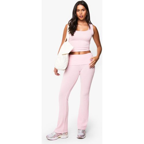 Pantalon Flare Côtelé - Mix And Match - 34 - boohoo - Modalova