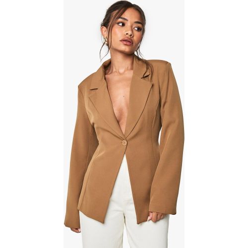 Blazer Cintré À Dos Ouvert - 36 - boohoo - Modalova