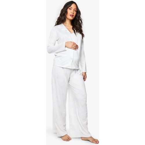 Maternité - Ensemble De Pyjama Avec Chemise À Imprimé Ours - 36 - boohoo - Modalova