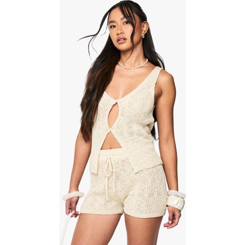 Short En Maille - 36 - boohoo - Modalova