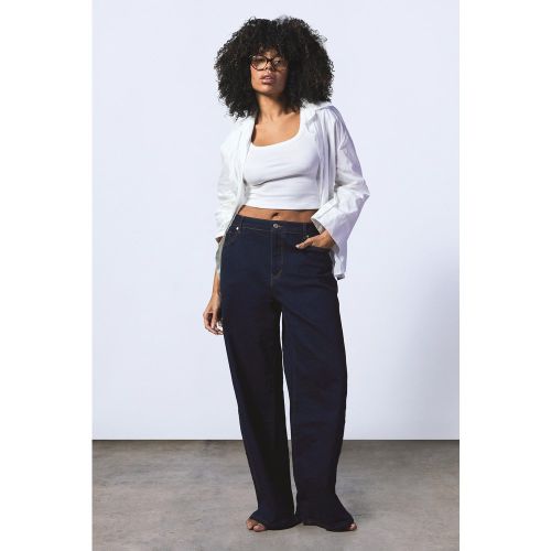 Grande Taille - Jean Boyfriend - 16/30L - boohoo - Modalova
