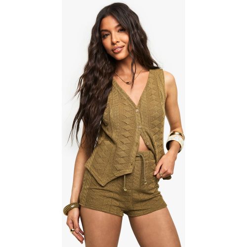 Short Texturé À Imprimé Mix And Match - 44 - boohoo - Modalova