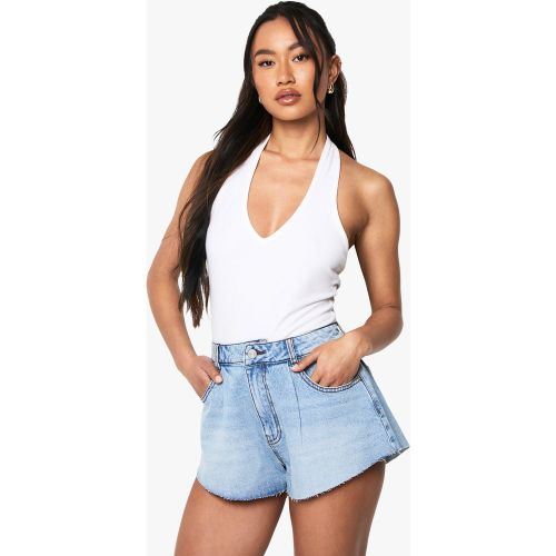 Short Large En Jean - 34 - boohoo - Modalova