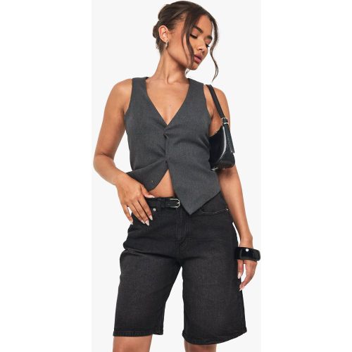 Bermuda En Jean - 34 - boohoo - Modalova