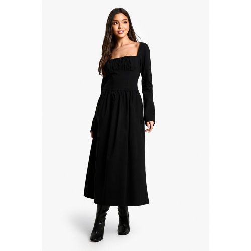 Robe Patineuse Corset Mi-Longue - 36 - boohoo - Modalova