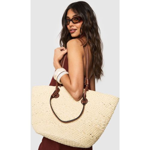 Tote Bag À Bretelles En Synthétique - One Size - boohoo - Modalova