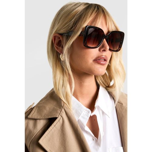 Lunettes De Soleil Argentées - One Size - boohoo - Modalova