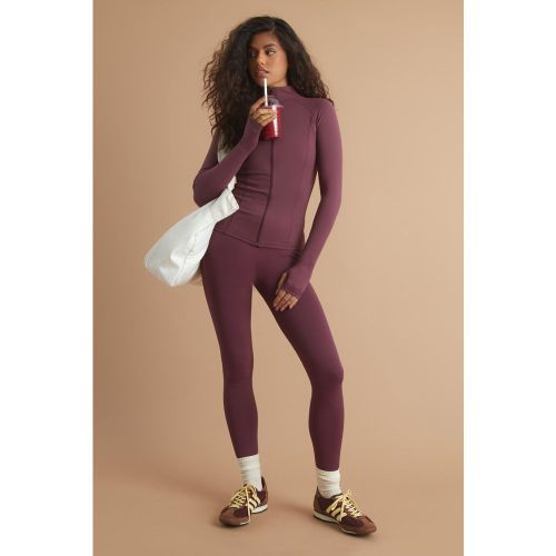 Veste Zippée En Maille À Slogan - S - boohoo - Modalova