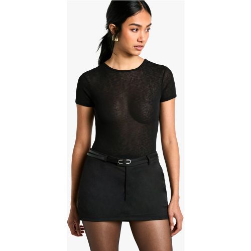 Jupe-Short Habillée À Ceinture - 36 - boohoo - Modalova