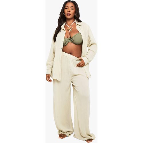 Grande Taille - Pantalon Large - 16/18 - boohoo - Modalova