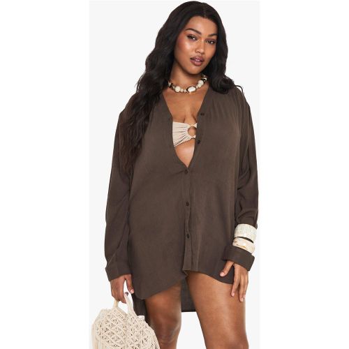 Grande Taille - Robe De Plage - 44 - boohoo - Modalova
