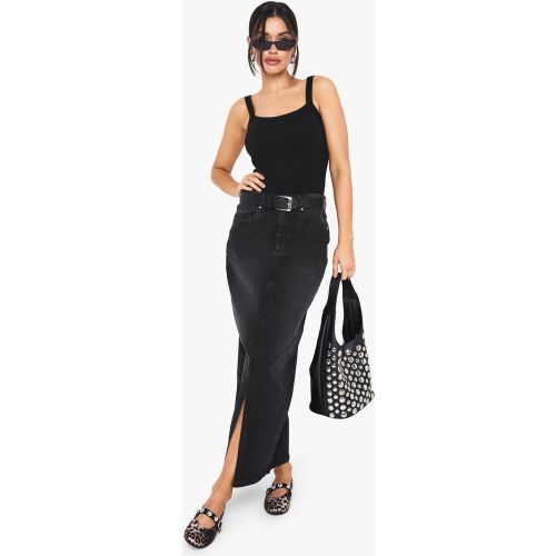 Tall" - Jupe Longue En Jean - 34 - boohoo - Modalova