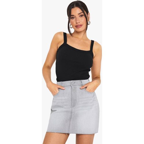 Tall" - Mini-Jupe En Jean - 34 - boohoo - Modalova