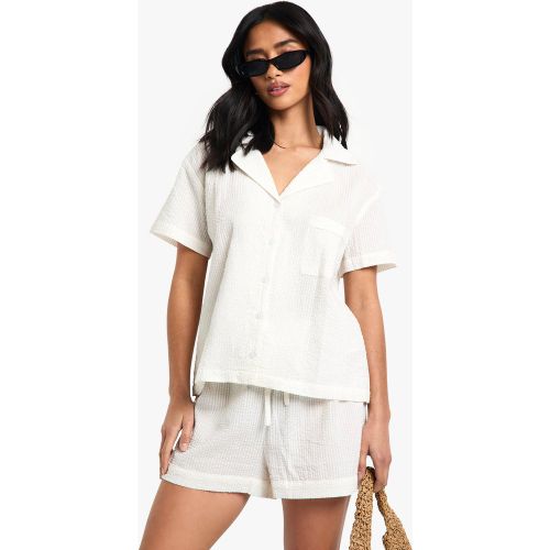 Petite" - Ensemble Avec Pantalon Rayé - 34 - boohoo - Modalova