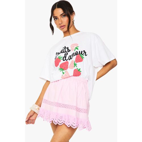 Petite" - Mini-Jupe À Volants - 34 - boohoo - Modalova