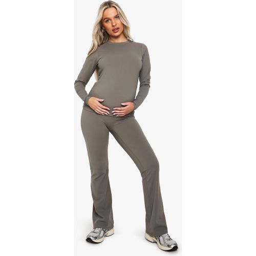 Maternité - Pantalon De Grossesse Flare - 36 - boohoo - Modalova
