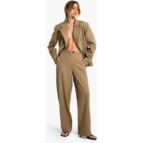 Pantalon Droit Habillé - 38 - boohoo - Modalova