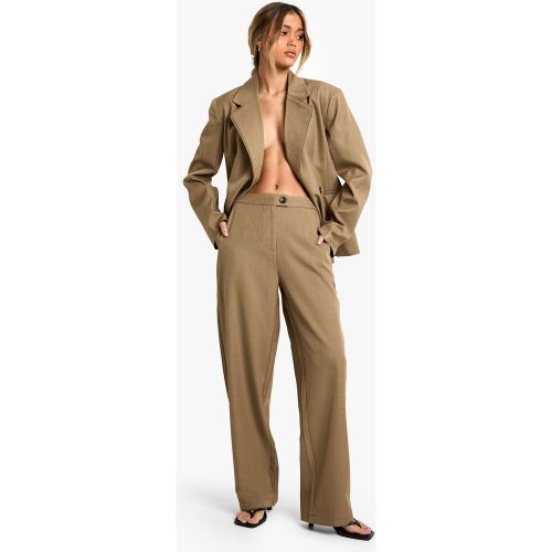 Pantalon Droit Habillé - 36 - boohoo - Modalova